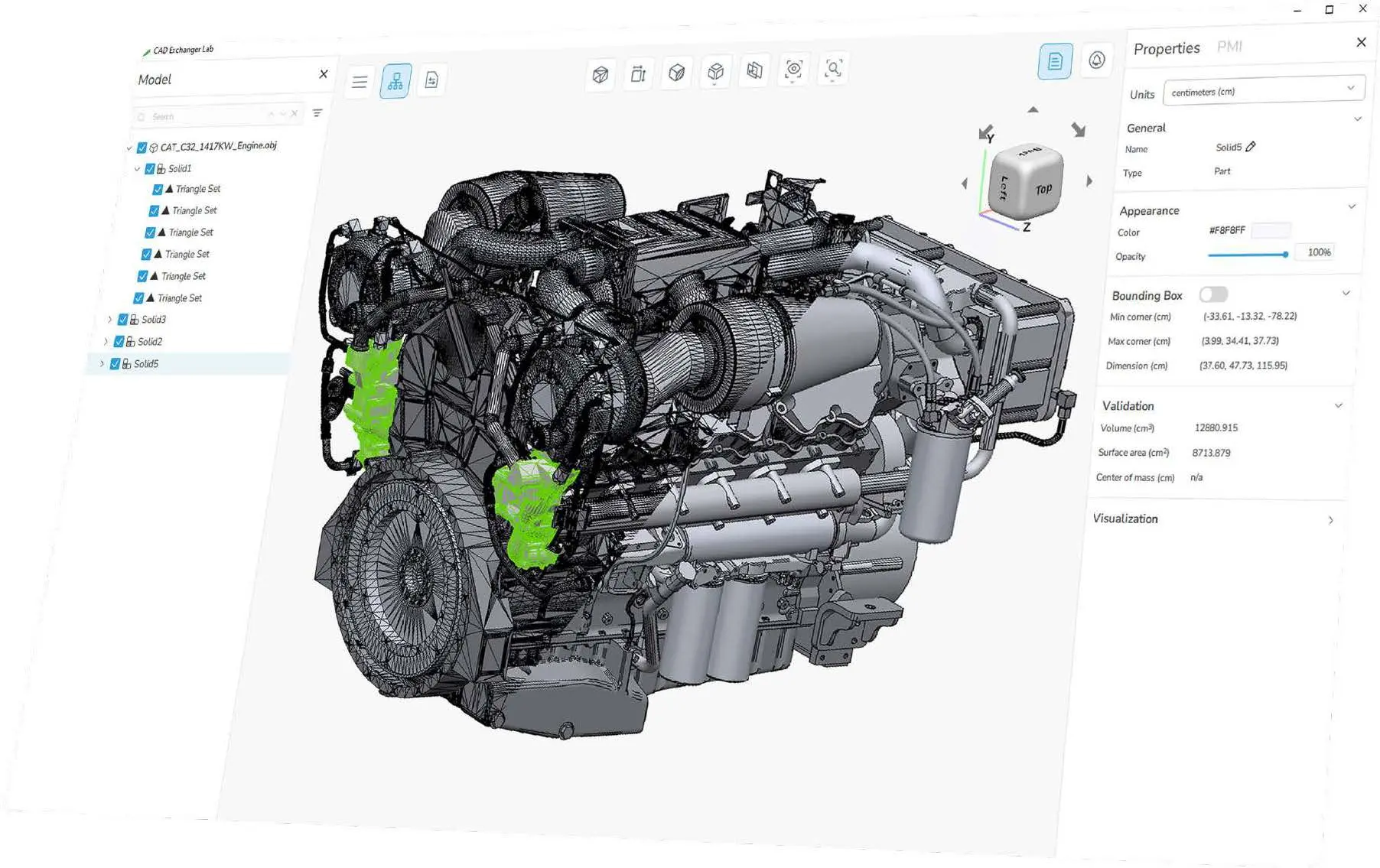 Représentation 2D et 3D avec CAD Exchanger SDK